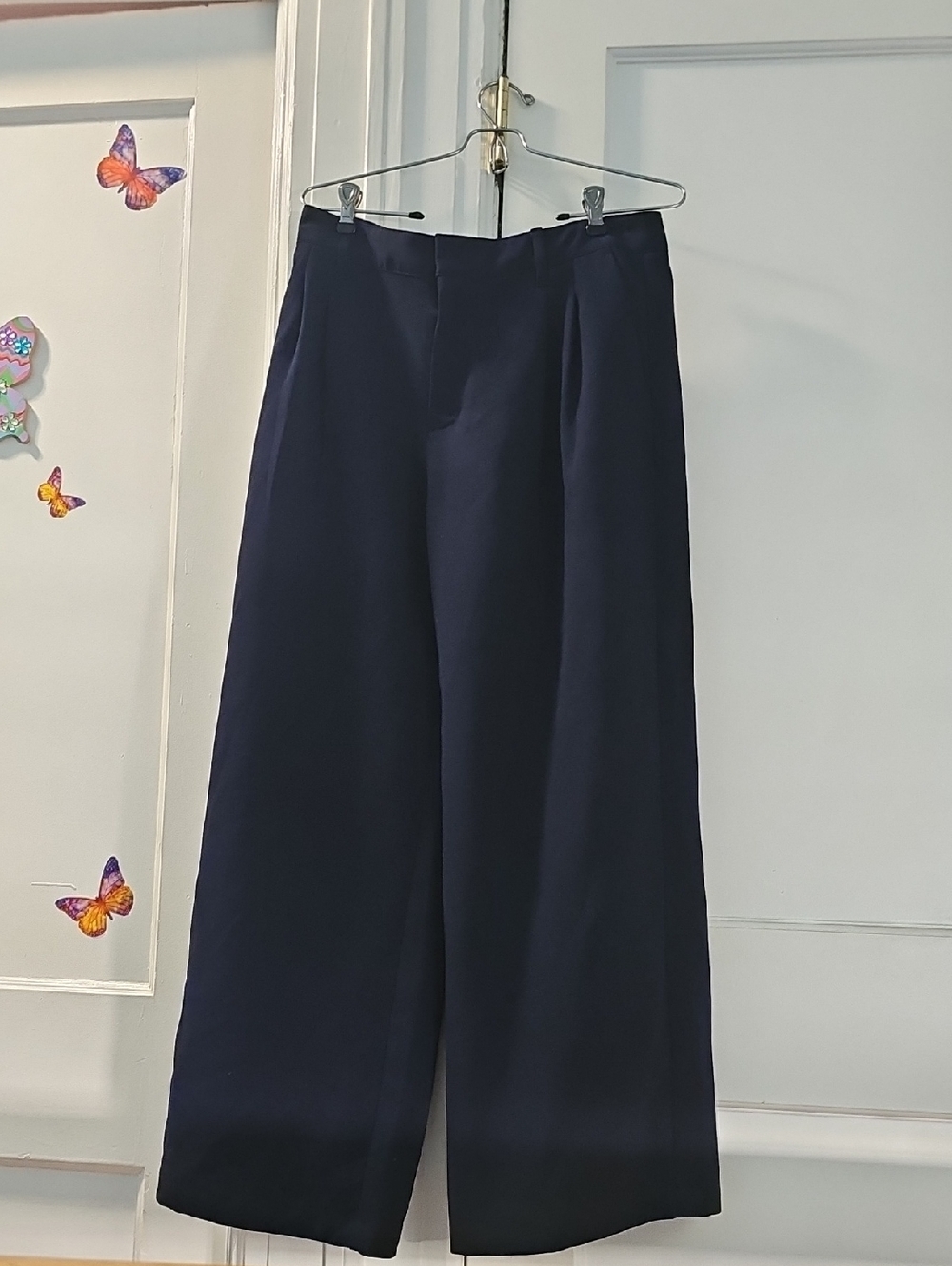 Gap Wide Leg Navy Dress Pants